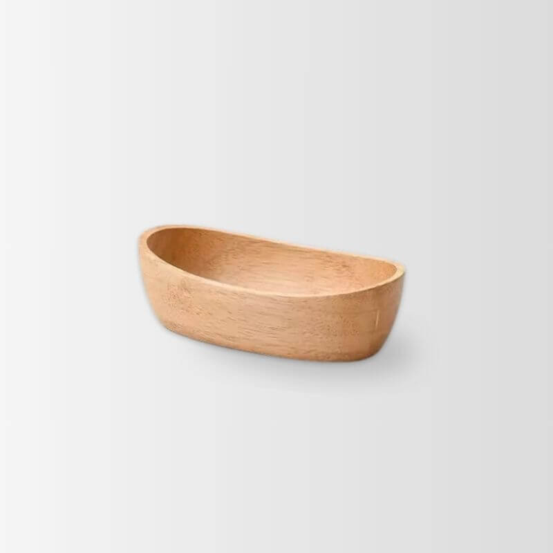 Satori Oak Wooden Oval Bowl | Timeless Simplicity – by sophi