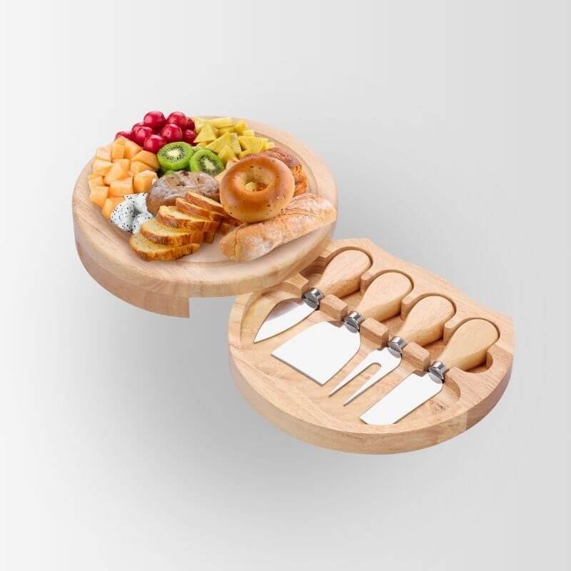 Nordic Wooden Cheese Board | Smart Serving Set – by sophi