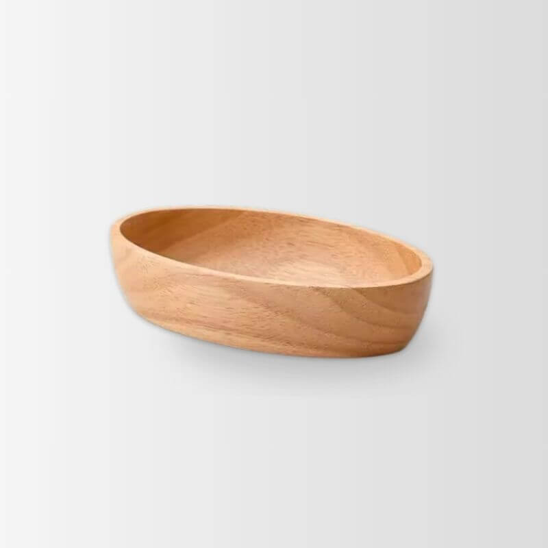 Satori Oak Wooden Oval Bowl | Timeless Simplicity – by sophi