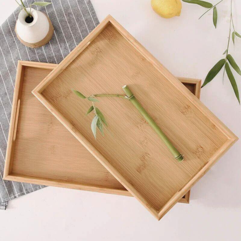 Tea Time Bamboo Serving Tray | Serene Ritual – by sophi