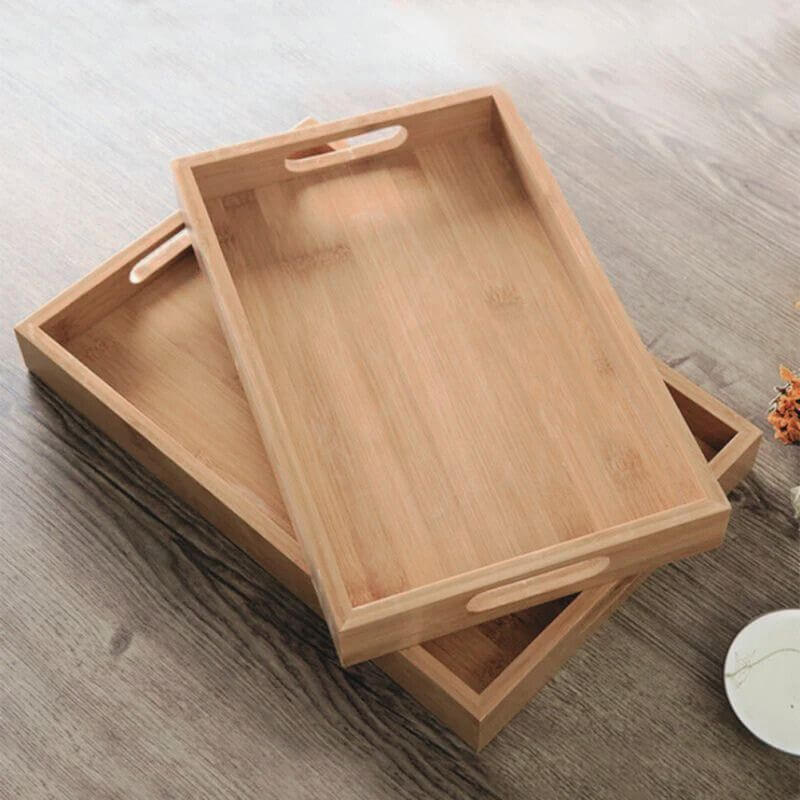 Tea Time Bamboo Serving Tray | Serene Ritual – by sophi