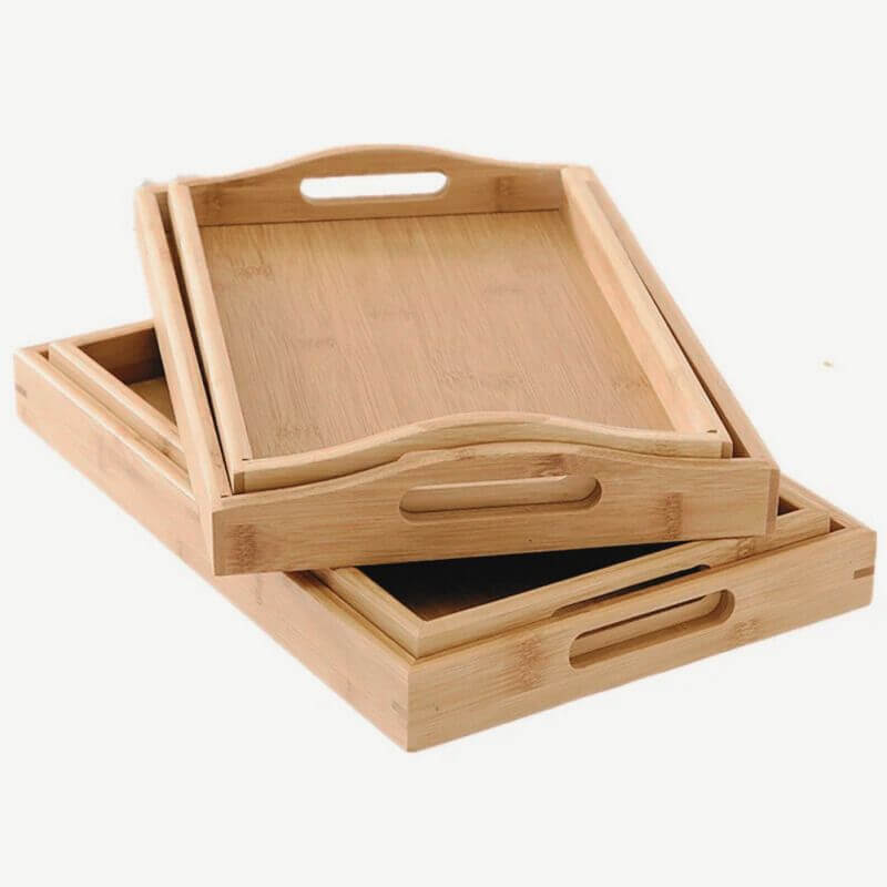 Tea Time Bamboo Serving Tray | Serene Ritual – by sophi