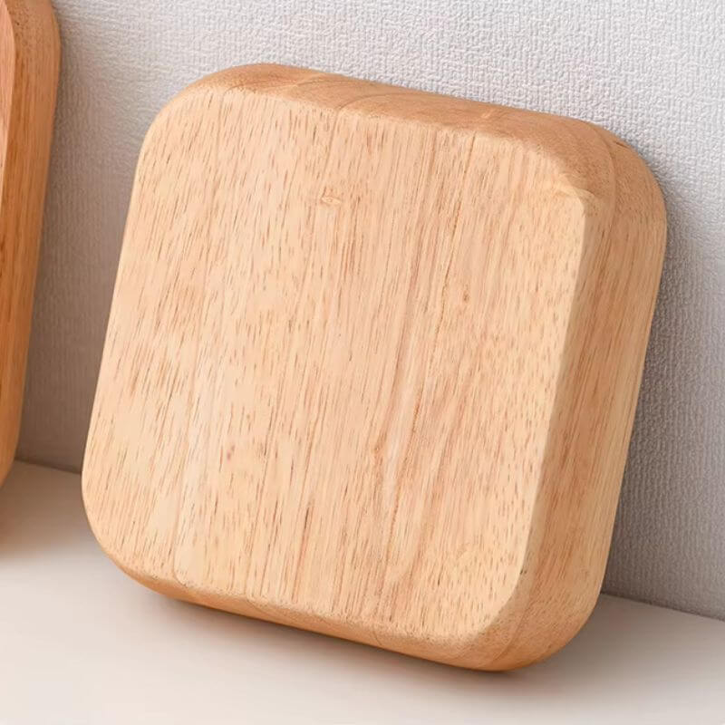 Satori Oak Wooden Square Bowl | Timeless Simplicity – by sophi