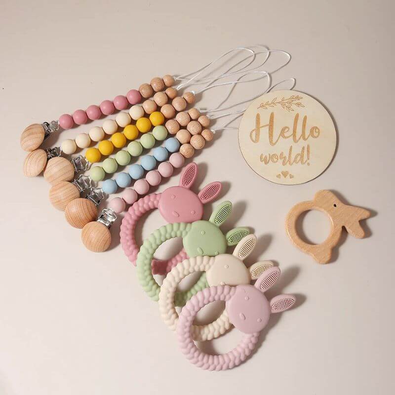 Baby Teether & Rattle Set | Hello Comfort