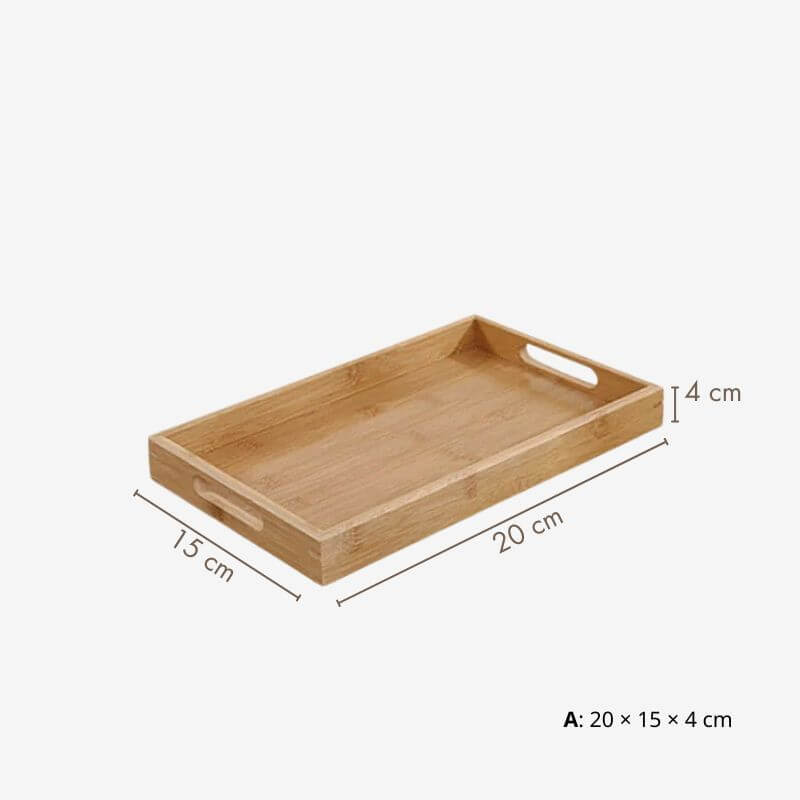 Tea Time Bamboo Serving Tray | Serene Ritual – by sophi