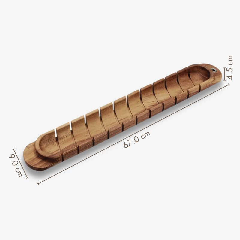 Essentials Acacia Baguette Slicer | Perfect Slice – by sophi