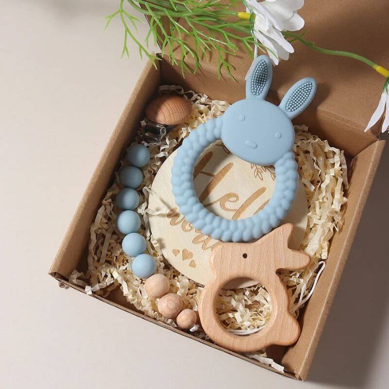 Baby Teether & Rattle Set | Hello Comfort