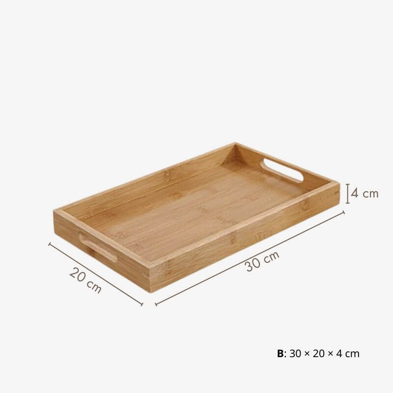 Tea Time Bamboo Serving Tray | Serene Ritual – by sophi