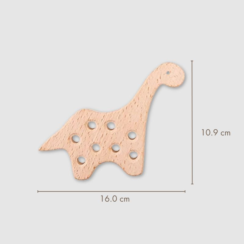 Artisan Montessori Lacing Toy | Handcrafted Focus