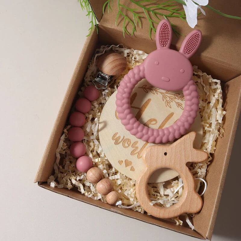Baby Teether & Rattle Set | Hello Comfort