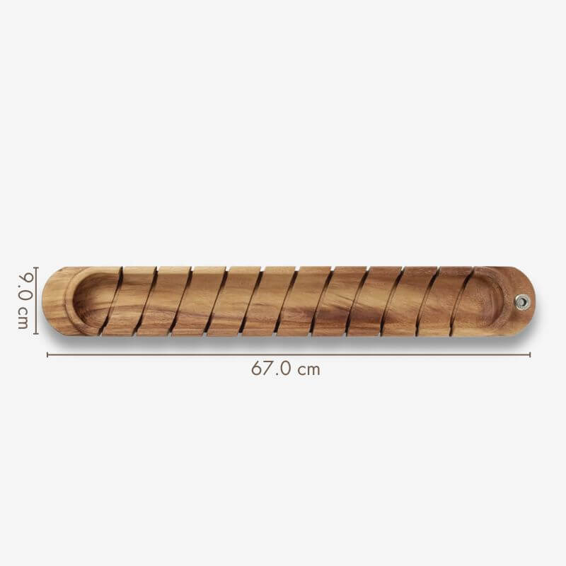 Essentials Acacia Baguette Slicer | Perfect Slice – by sophi