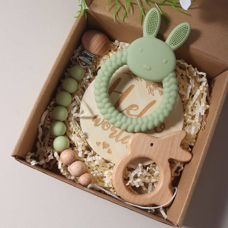 Baby Teether & Rattle Set | Hello Comfort