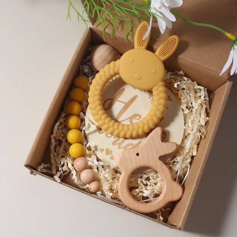 Baby Teether & Rattle Set | Hello Comfort