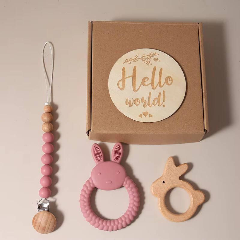 Baby Teether & Rattle Set | Hello Comfort