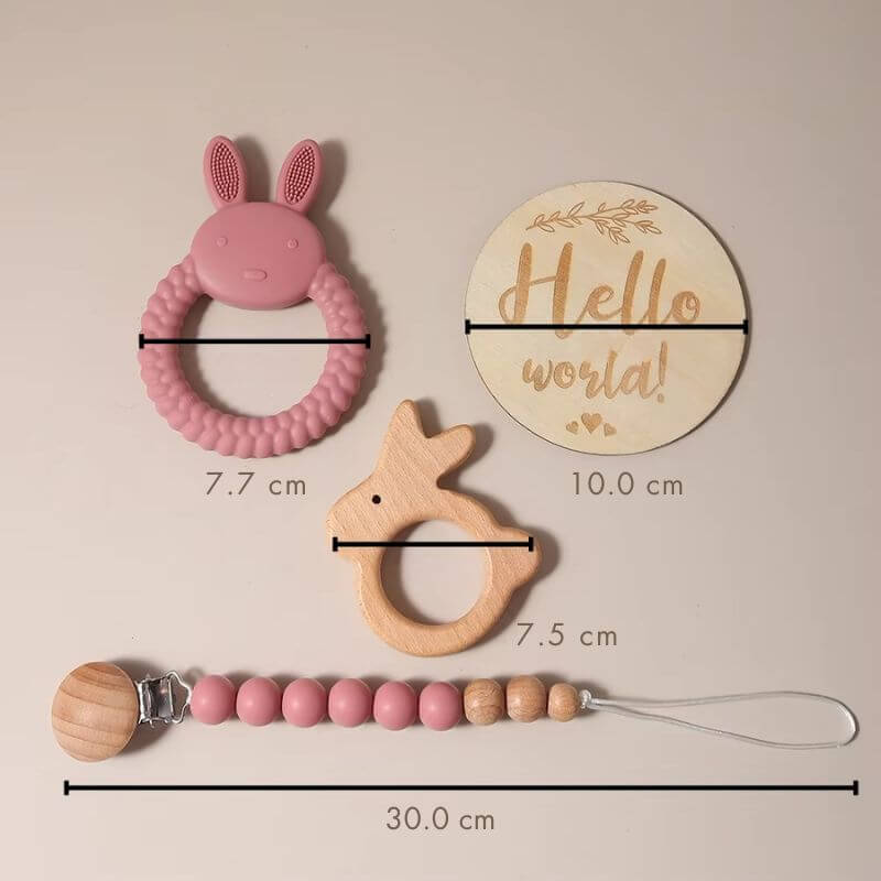 Baby Teether & Rattle Set | Hello Comfort