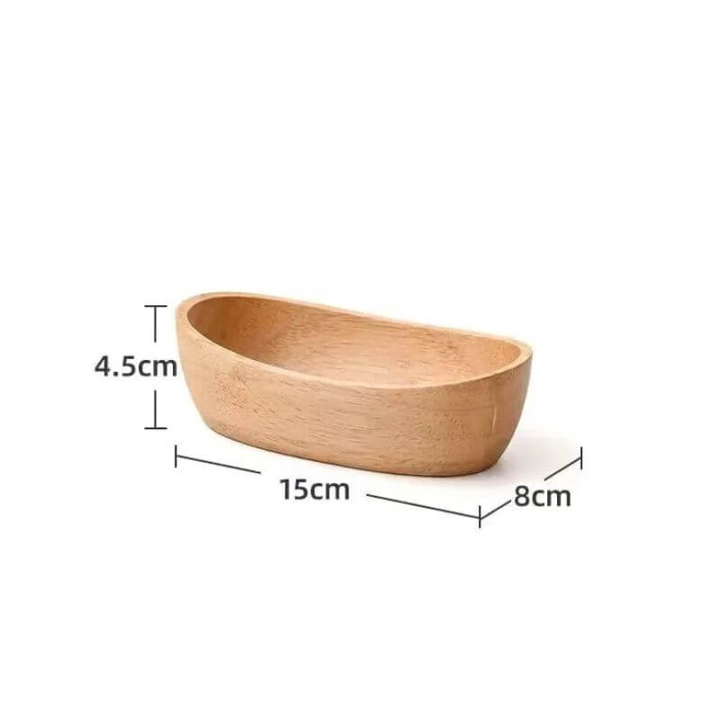 Satori Oak Wooden Oval Bowl | Timeless Simplicity – by sophi