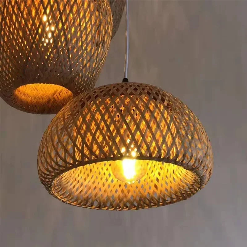 Satori Bamboo Pendant Light | Woven Glow – by sophi