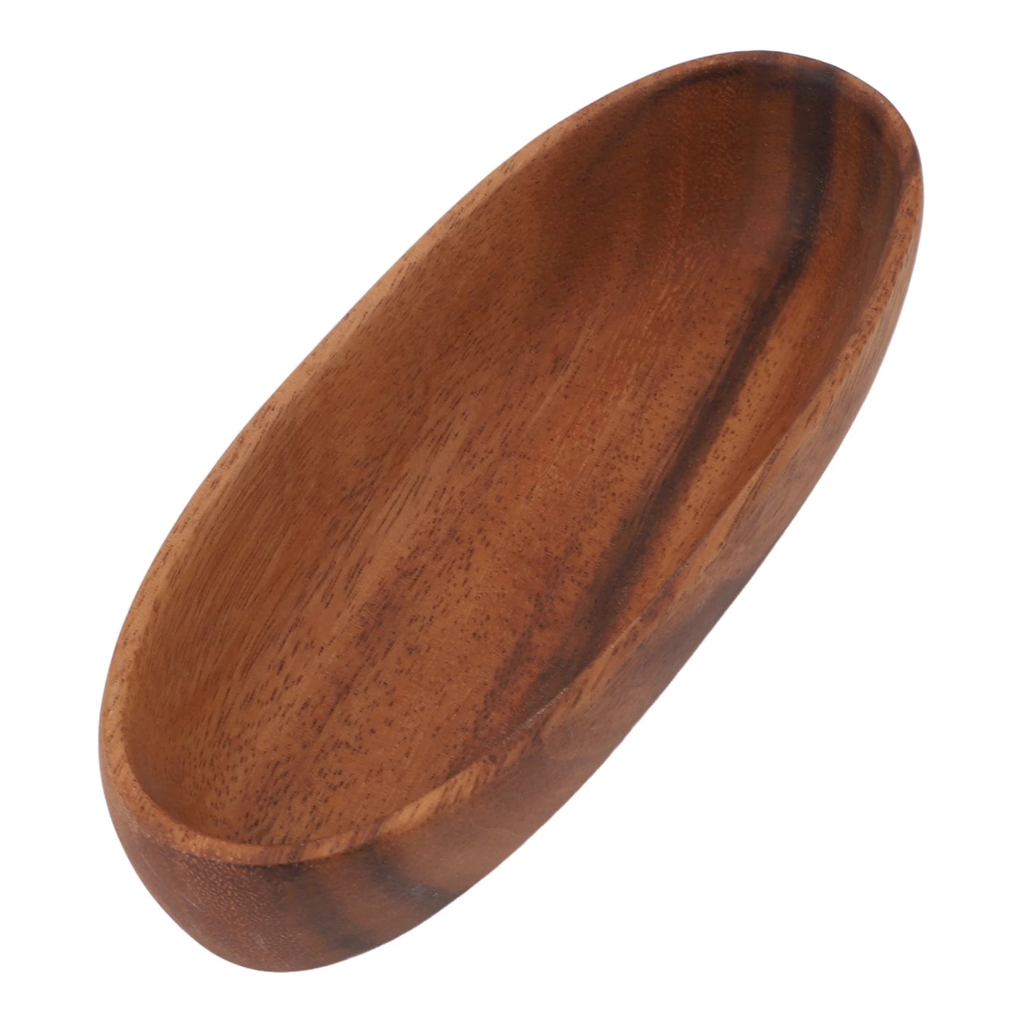 Elemental Boat-Shaped Wooden Bowl | Organic Harmony – by sophi
