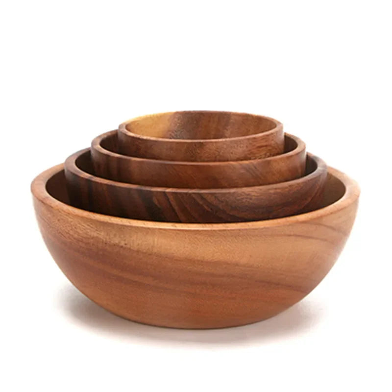 Elemental Acacia Wooden Bowl 11x6cm | Organic Balance – by sophi