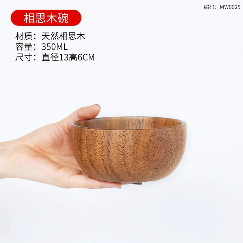Elemental Acacia Wooden Bowl 11x6cm | Organic Balance – by sophi