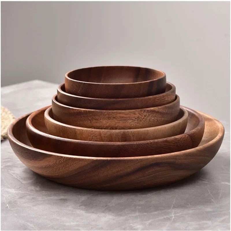 Elemental Acacia Wooden Bowl 11x6cm | Organic Balance – by sophi