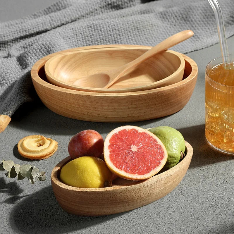 Satori Oak Wooden Square Bowl | Timeless Simplicity – by sophi