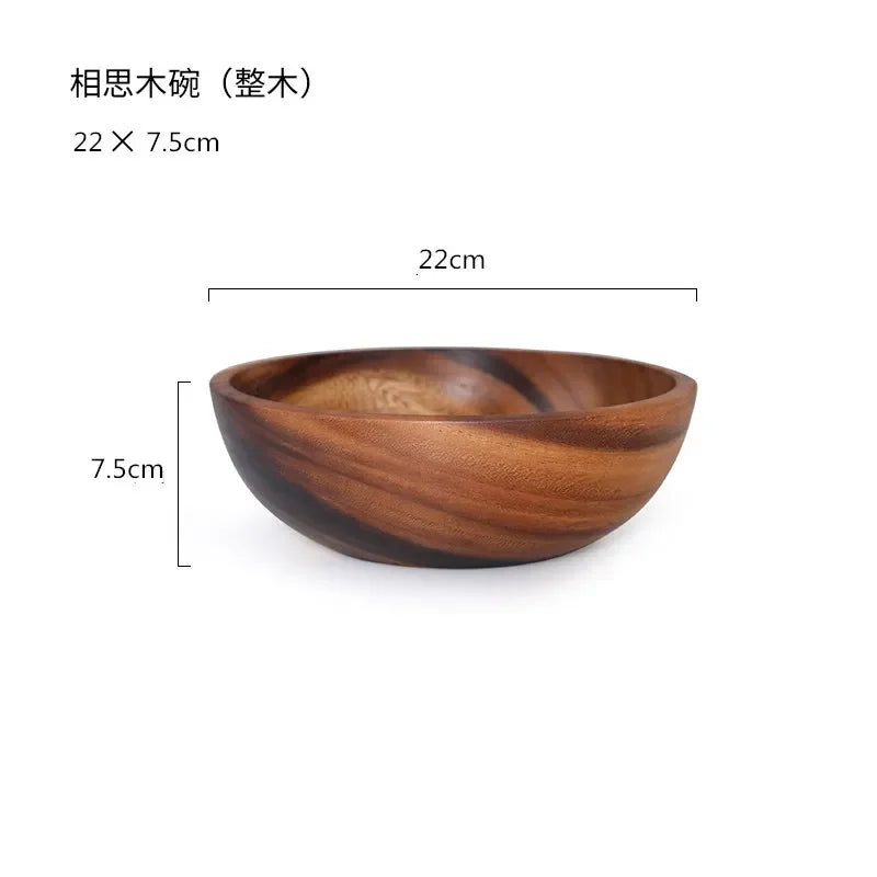 Elemental Acacia Wooden Bowl 11x6cm | Organic Balance – by sophi
