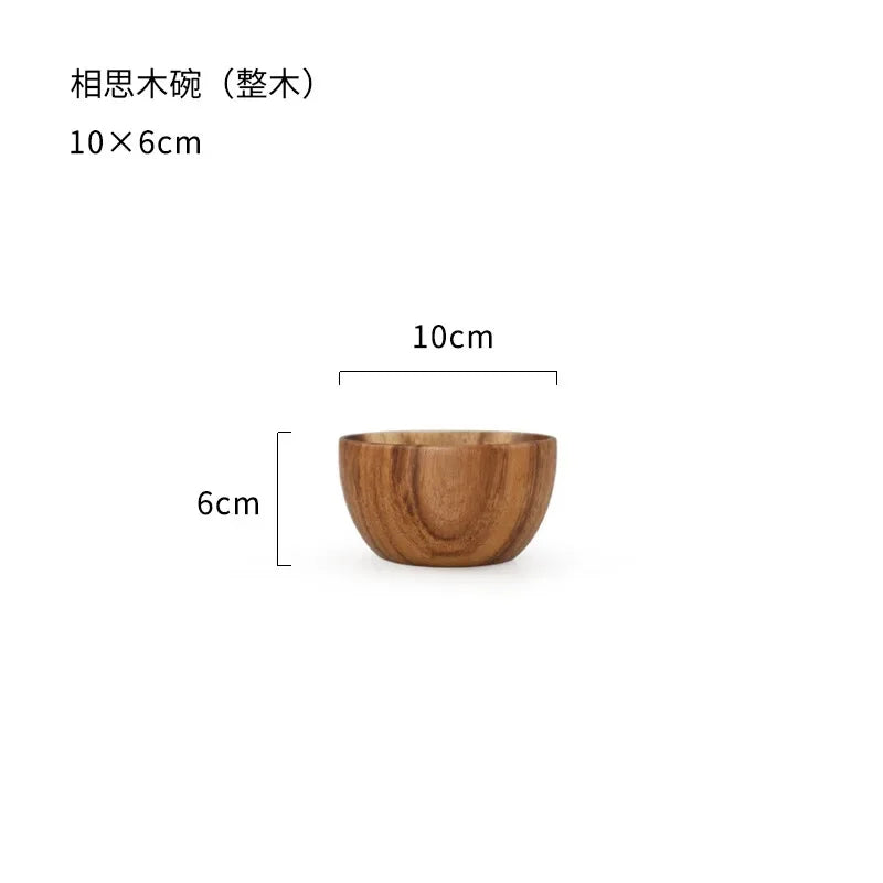 Elemental Acacia Wooden Bowl 11x6cm | Organic Balance – by sophi