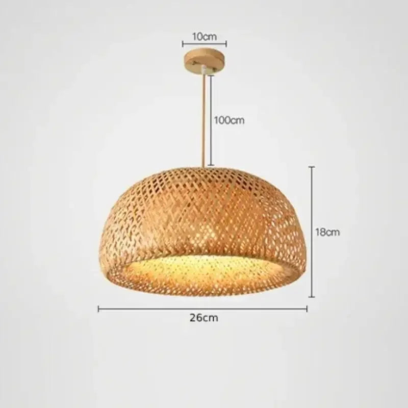 Satori Bamboo Pendant Light | Woven Glow – by sophi