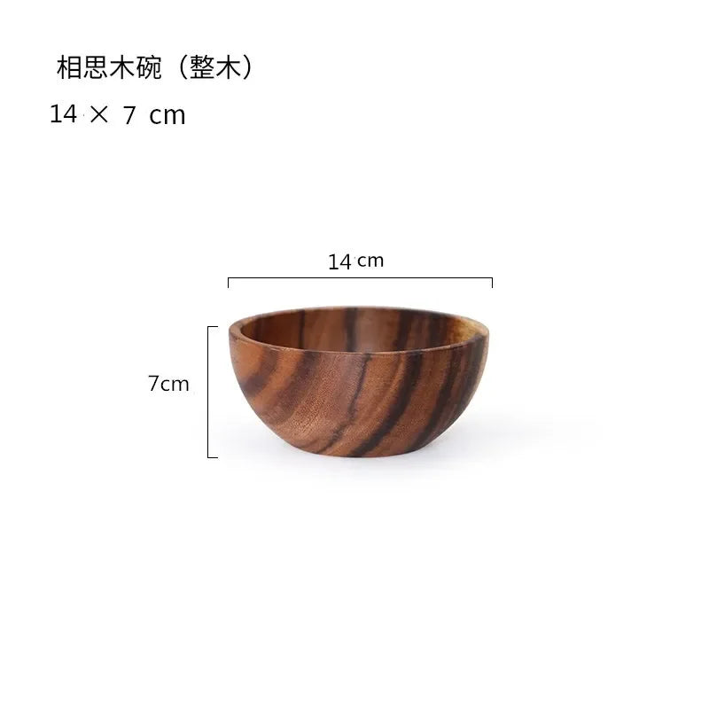 Elemental Acacia Wooden Bowl 11x6cm | Organic Balance – by sophi