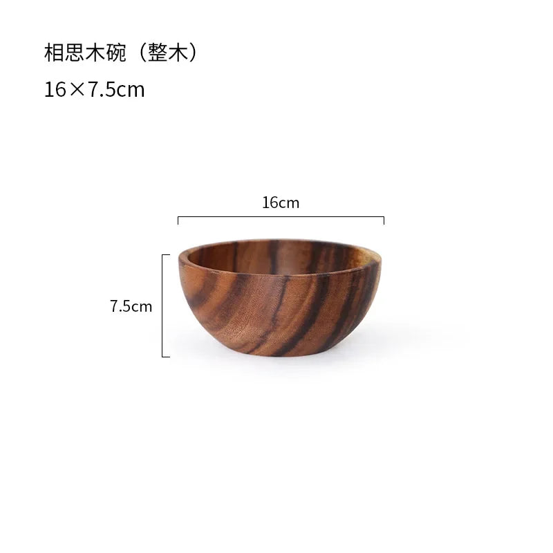 Elemental Acacia Wooden Bowl 11x6cm | Organic Balance – by sophi