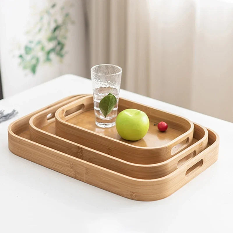 Essential Bamboo Serving Rectangular Tray | Timeless Simplicity – by sophi