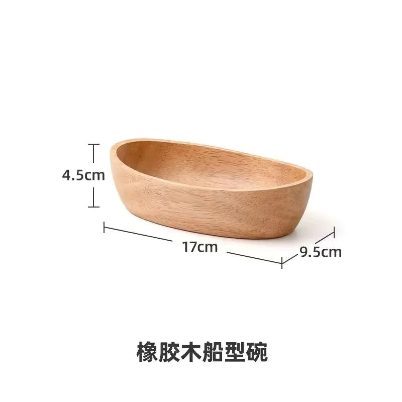 Satori Oak Wooden Square Bowl | Timeless Simplicity – by sophi
