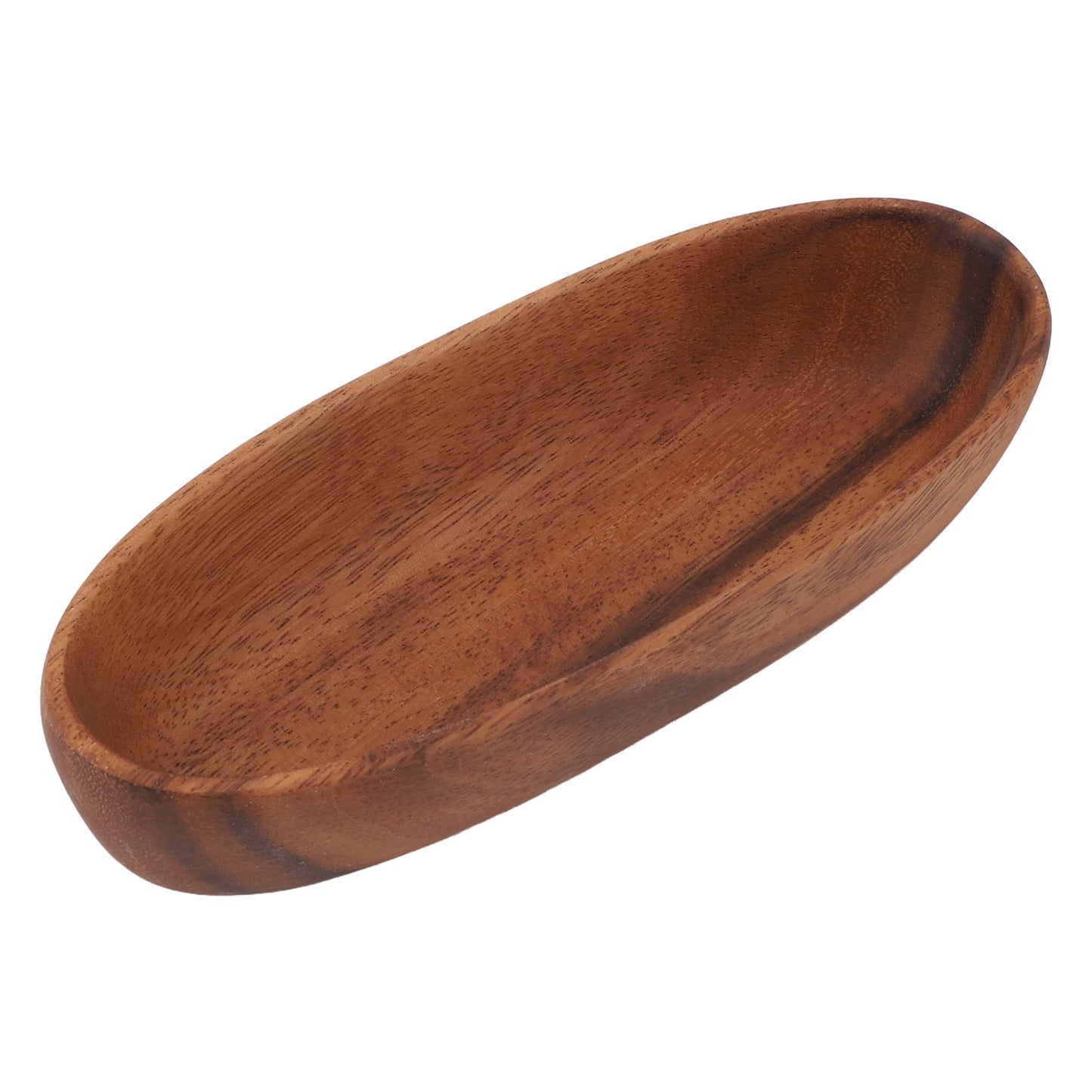 Elemental Boat-Shaped Wooden Bowl | Organic Harmony – by sophi