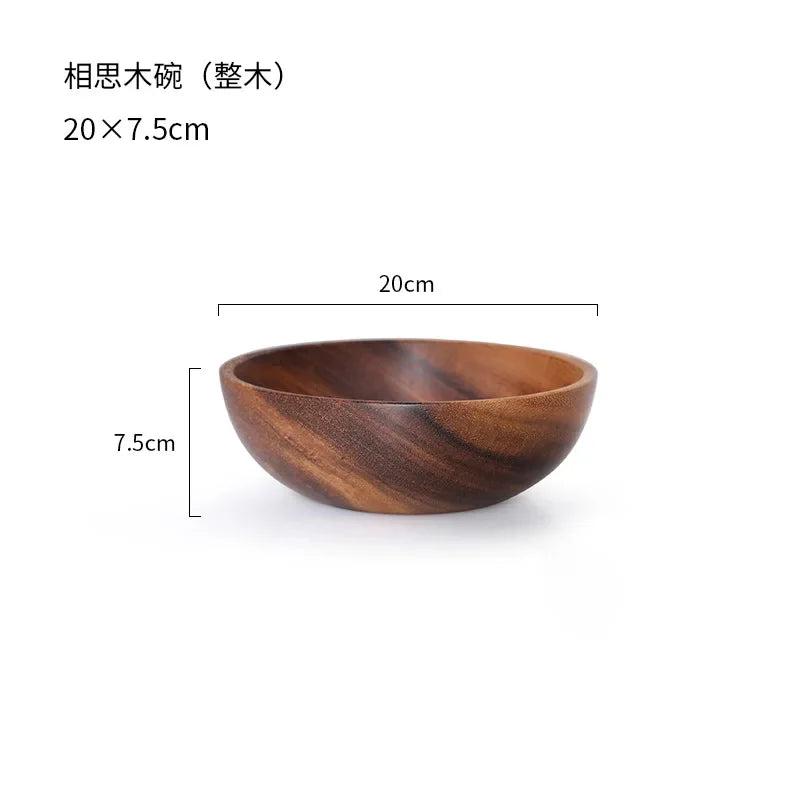 Elemental Acacia Wooden Bowl 11x6cm | Organic Balance – by sophi