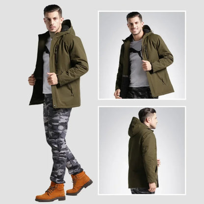 蓄熱 富士ジャケット メンズ