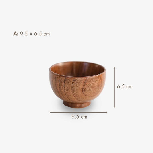 Satori Jujube Wooden Bowl | Timeless Craft – by sophi