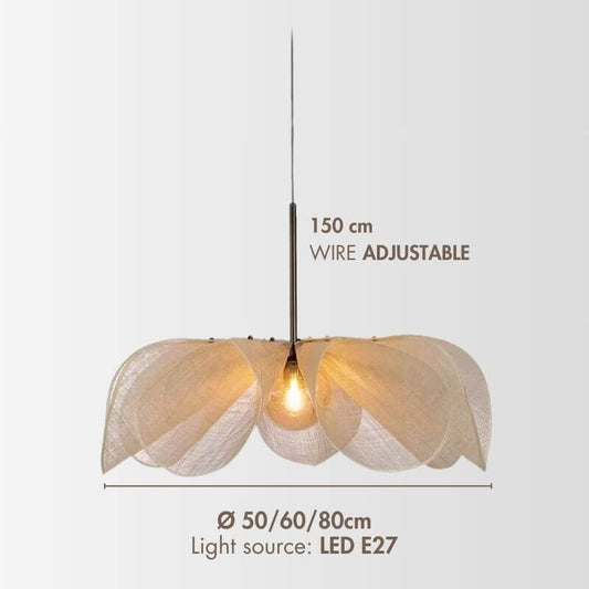 Living Fabric Pendant Light | Bloom Essence – by sophi