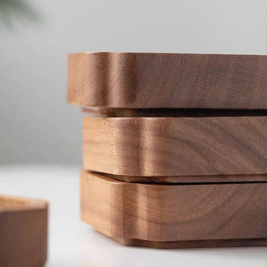 Satori Walnut Wooden Tray | Zen Harmony – by sophi