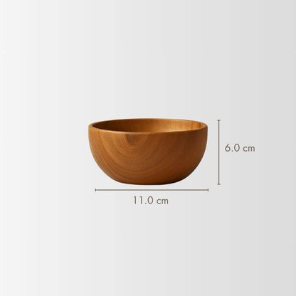 Elemental Acacia Wooden Bowl 11x6cm | Organic Balance – by sophi