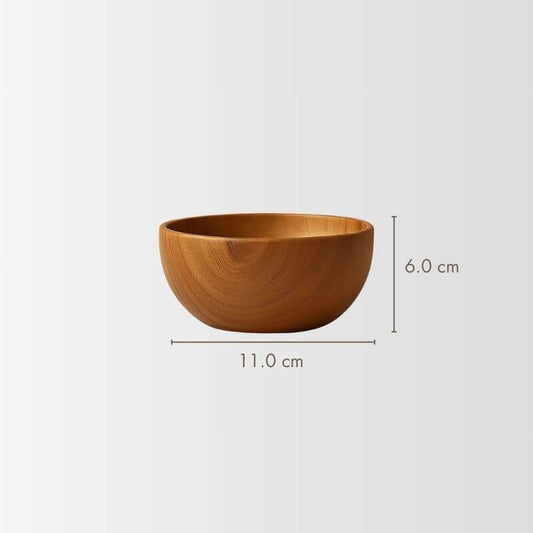 Elemental Acacia Wooden Bowl 11x6cm | Organic Balance – by sophi