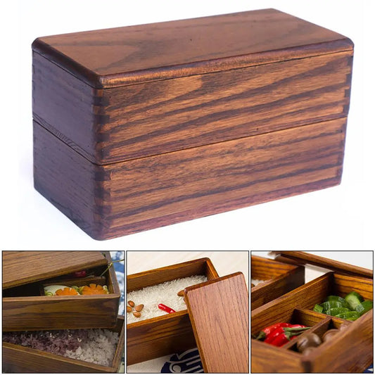 Satori Wooden Bento Box | Zen Harmony – by sophi