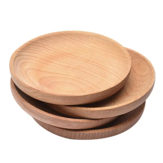Essential Beechwood Round Tray | Natural Simplicity – by sophi