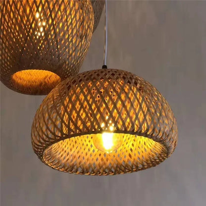 Satori Bamboo Pendant Light | Woven Glow – by sophi