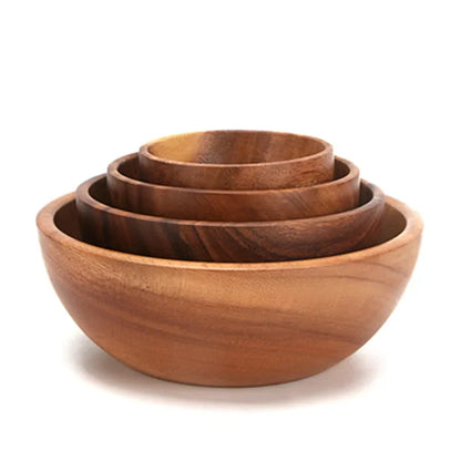 Elemental Acacia Wooden Bowl 11x6cm | Organic Balance – by sophi
