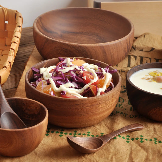 Essential Acacia Wooden Bowl | Timeless Craft – by sophi