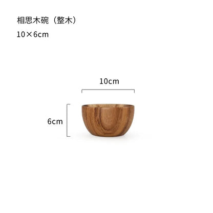 Elemental Acacia Wooden Bowl 11x6cm | Organic Balance – by sophi