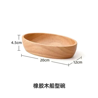 Satori Oak Wooden Square Bowl | Timeless Simplicity – by sophi