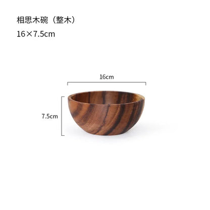 Elemental Acacia Wooden Bowl 11x6cm | Organic Balance – by sophi
