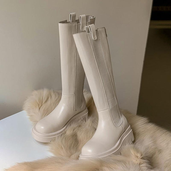 Chunky Elegance Boots - SophiMarket